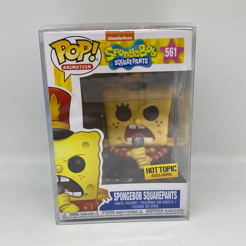 Funko Pop! Animation: Spongebob Squarepants Hot Topic Exclusive  DAMAGED