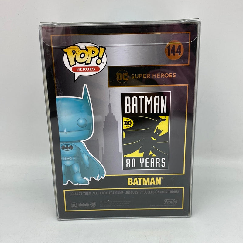 Funko Pop! DC Heroes: Batman (Teal Chrome) #144 Vinyl Figure SDCC Inte