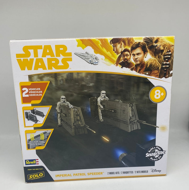 Revell Star Wars Imperial Patrol Speeder SnapTite Model Kit 2 Vehicles Included