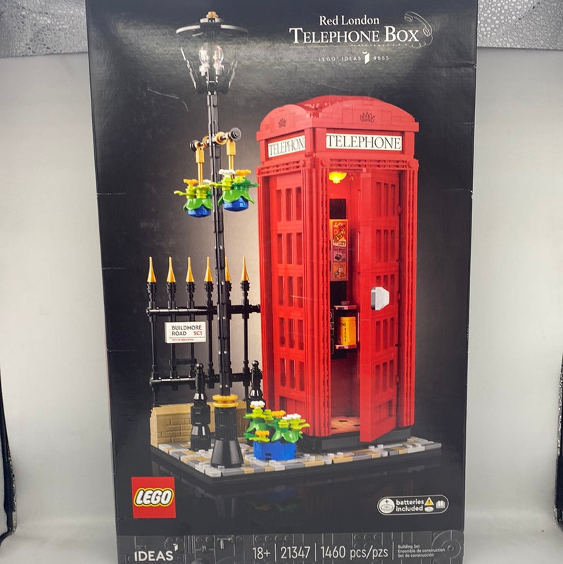 Brand new LEGO Set 21347 Ideas Red London Telephone Box