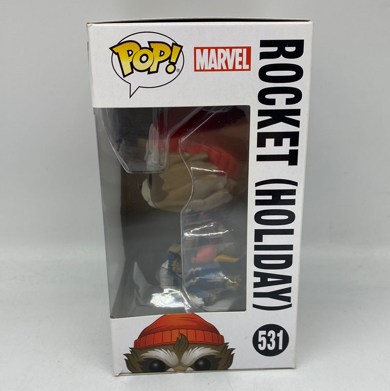 Funko Pop! Marvel: Rocket (Holiday)