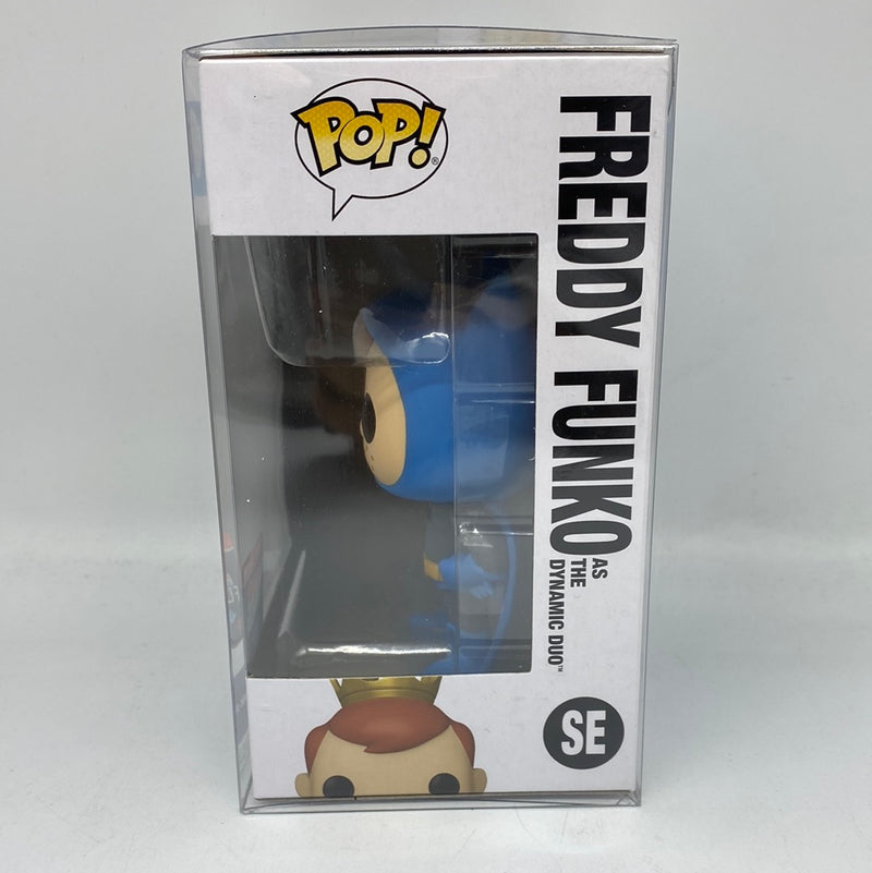 Funko Pop! Fun on the Run: Freddy Funko as the Dynamic Duo SE Vinyl Figure Travel Edition 2023 Fun on the Run