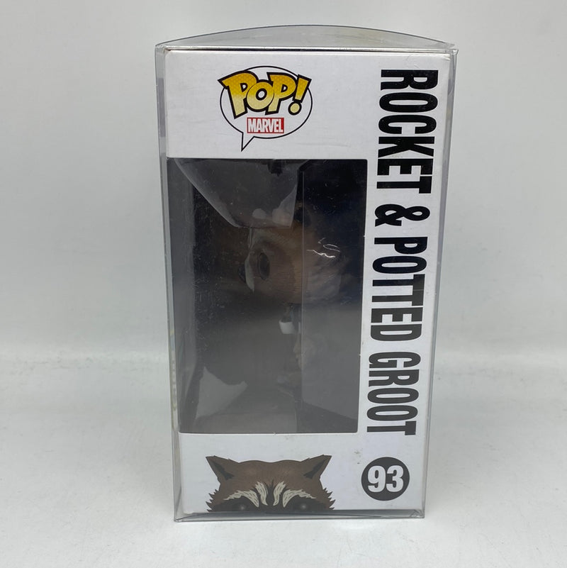 Funko Pop! Marvel Guardians of the Galaxy: Rocket & Potted Groot