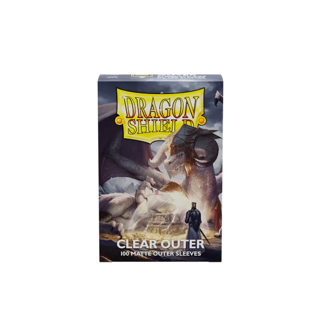 Dragon Shield - Clear - Matte Outer Sleeves - Standard Size (100 pack)