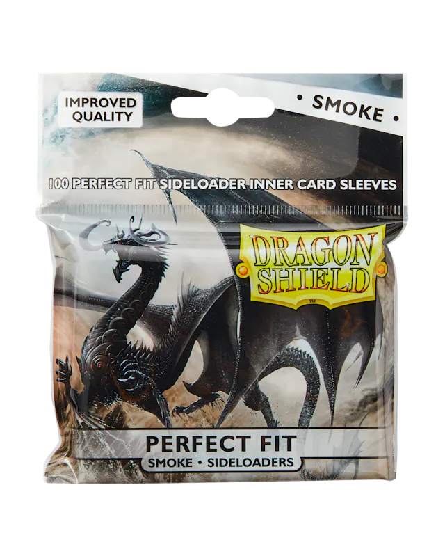 Dragon Shield - Smoke - Sideloading Perfect Fit Sleeves (100 Pack)