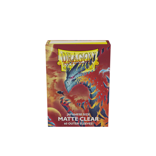 Dragon Shield - Clear - Matte Outer Sleeves (60 pack)