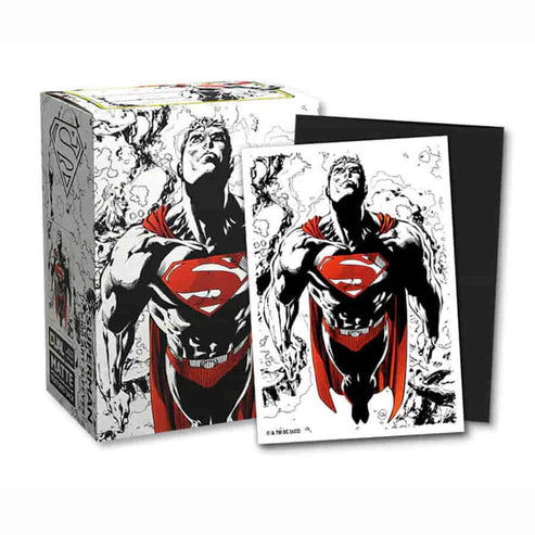 Dragon Shield - Superman (Red/White) -  Matte Dual Art Sleeves (100-Pack)