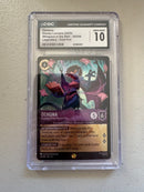 Disney Lorcana Demona – Scourge of the Wyvern Clan 55/204 Epic Cold Foil – CGC Gem Mint 10