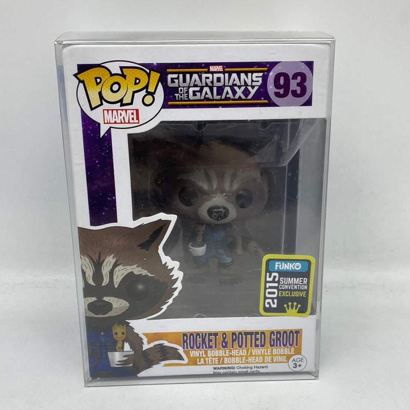 Funko Pop! Marvel Guardians of the Galaxy: Rocket & Potted Groot