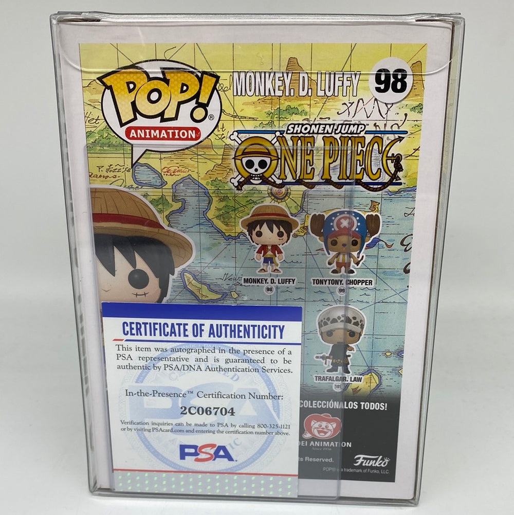 Luffy factory Funko sign psa