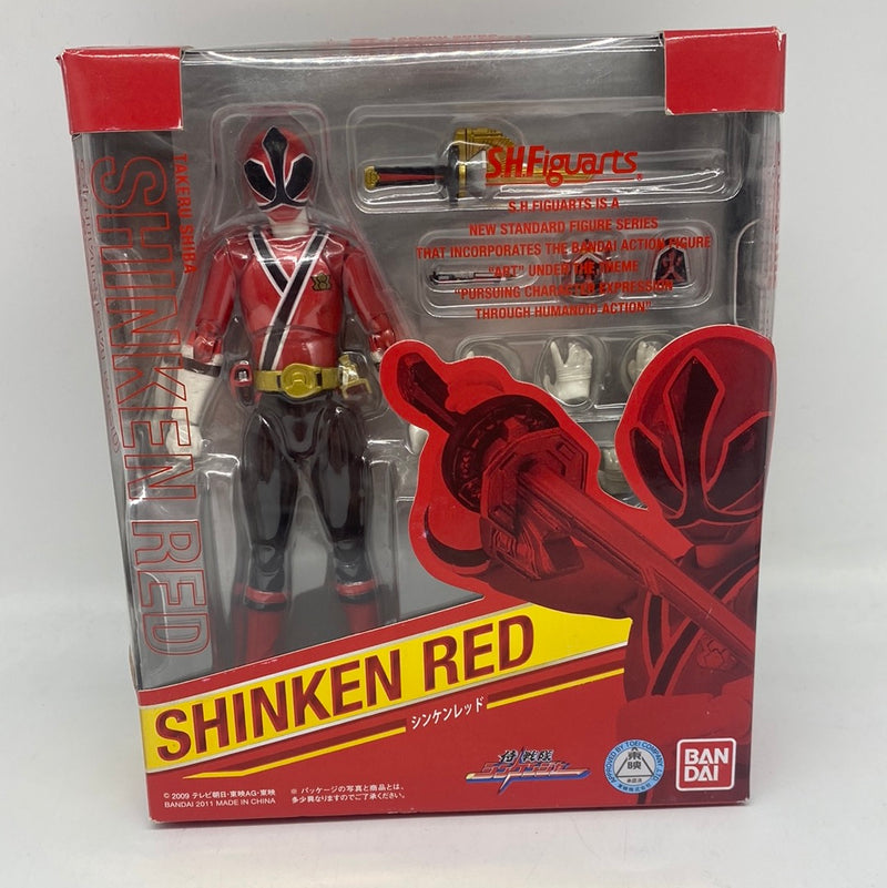 Power Rangers Samurai S.H.Figuarts 6 Inch Action Figure Shinken Red