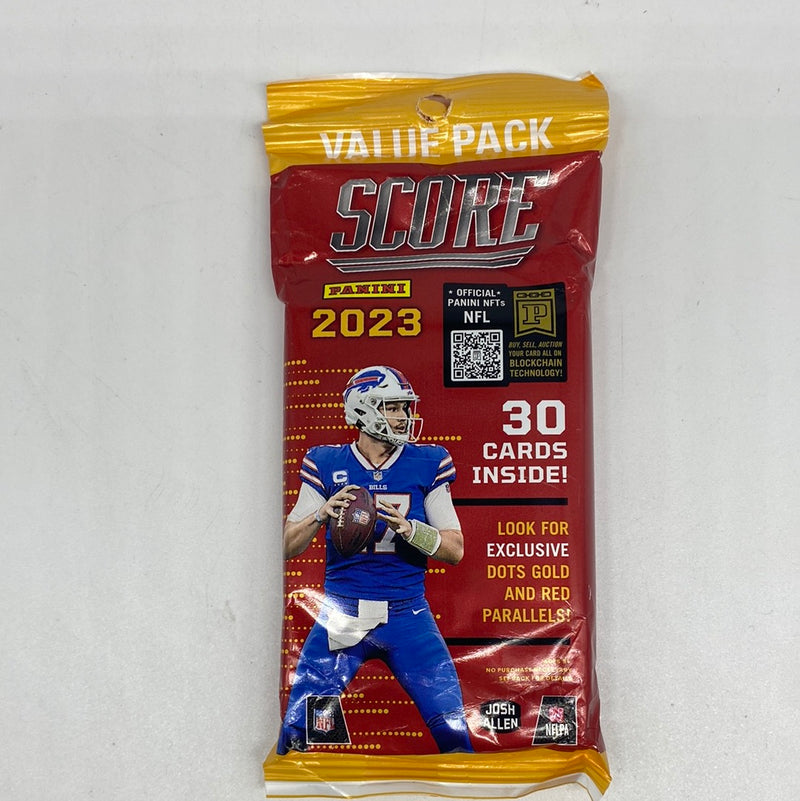 2023 Score Football 30-CARD VALUE PACKS - NEW/SEALED