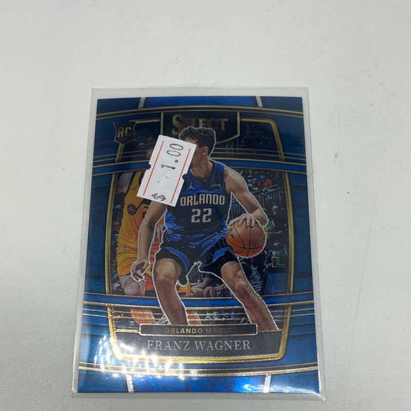 Franz Wagner 2021-22 Panini Select Basketball CONCOURSE BLUE RC ROOKIE No. 15