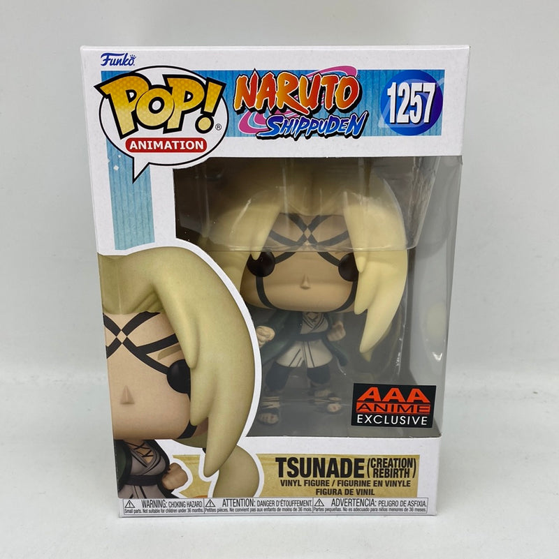 Funko Pop! Animation: Naruto Shippuden: Tsunade (Creation Rebirth) Vinyl Figure AAA Anime Exclusive DAMAGED