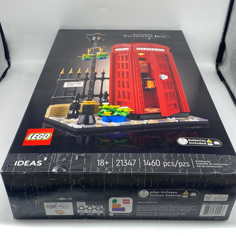 Brand new LEGO Set 21347 Ideas Red London Telephone Box