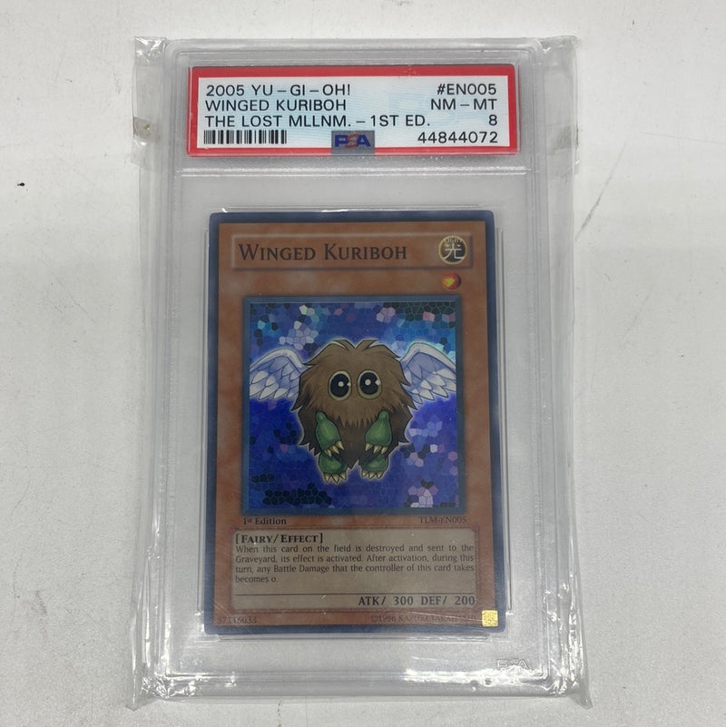 YUGIOH! PSA 8 2005 Winged Kuriboh  Super Rare 1st Edition