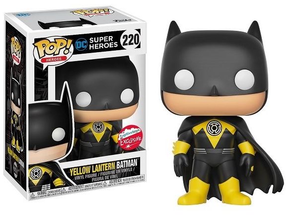 Yellow Lantern Batman GITD Fugitive Toys Exclusive