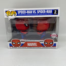 Funko Pop! Marvel: Spider-Man vs. Spider-Man 2 Pack Vinyl Bobble-Heads Special Edition DAMAGED