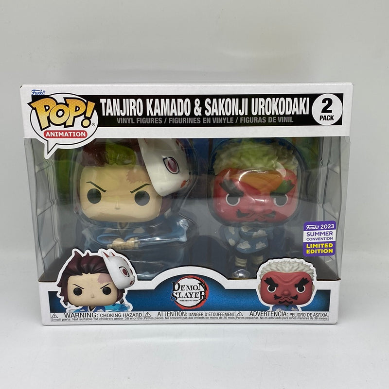 Funko Pop! Animation: Demon Slayer - Tanjiro Kamado & Sakonji Urokodak