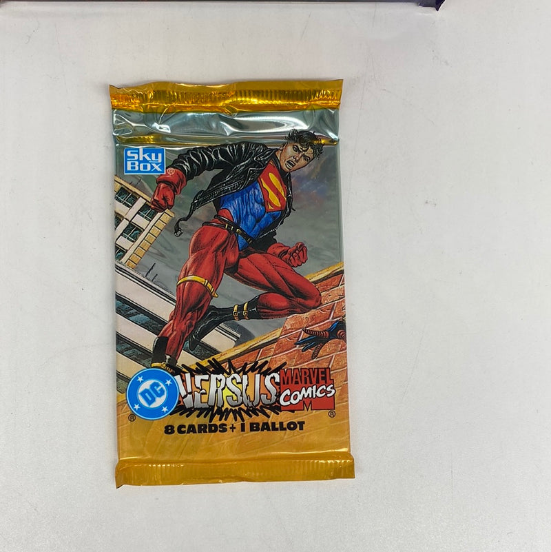 1995 Skybox DC Vs Marvel Trading Cards SEALED UNOPENED PACK! Rare! Superman