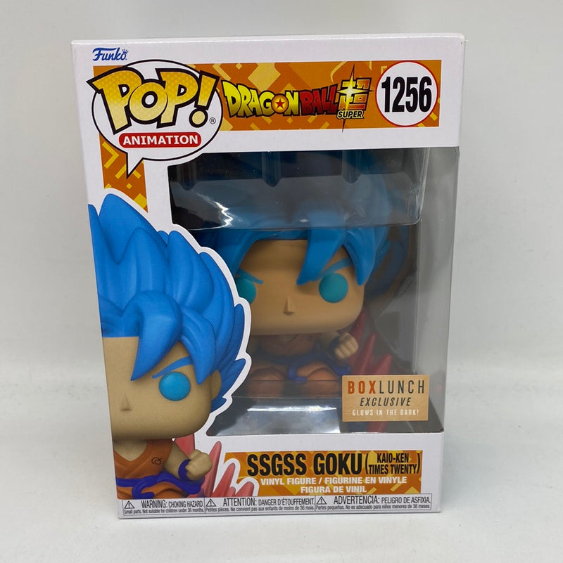 SSGSS Goku (Kaio-Ken Times Twenty) (Glow in the Dark) Box Lunch Exclusive Pop! Vinyl Figure