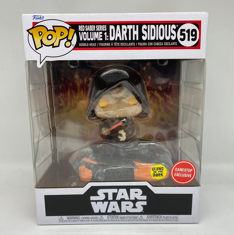 Funko Pop! Star Wars: Red Saber Series Volume 1: Darth Sidious (Glow in the Dark)