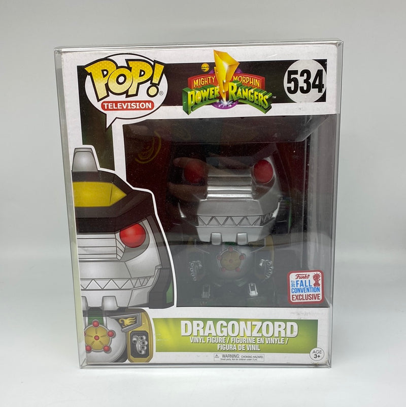 Funko Pop! Mighty Morphin Power Rangers #534 Dragonzord - 2017 store Fall Convention