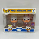 Funko Pop! Disney Donald Duck: Donald's Shoulder Angel & Devil 2 Pack Vinyl Figures 2022 Wondrous Convention Limited Edition