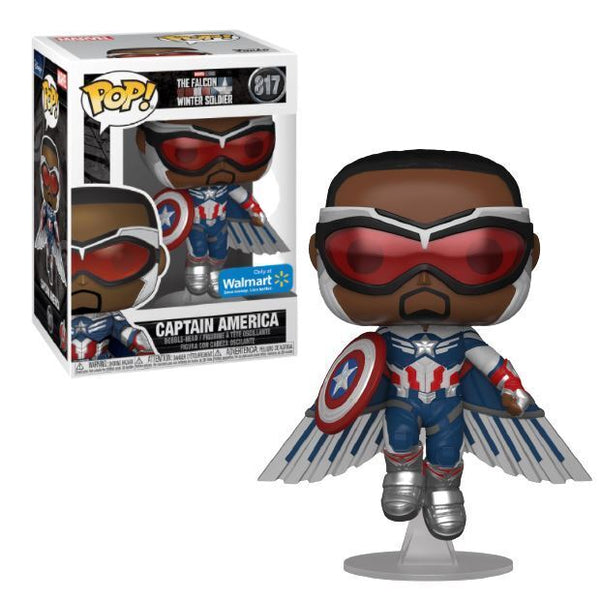 Funko POP! Marvel: The Falcon and the Winter Soldier - Captain America -  Walmart Exclusive