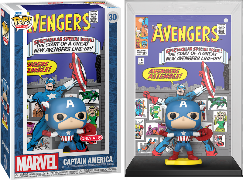 Funko Pop! Marvel Comic Covers: Captain America