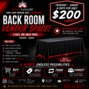 Vendor Space (4-Day Event) – 6' Table Included