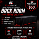 Friday Vendor Space (1-Day) – 6' Table