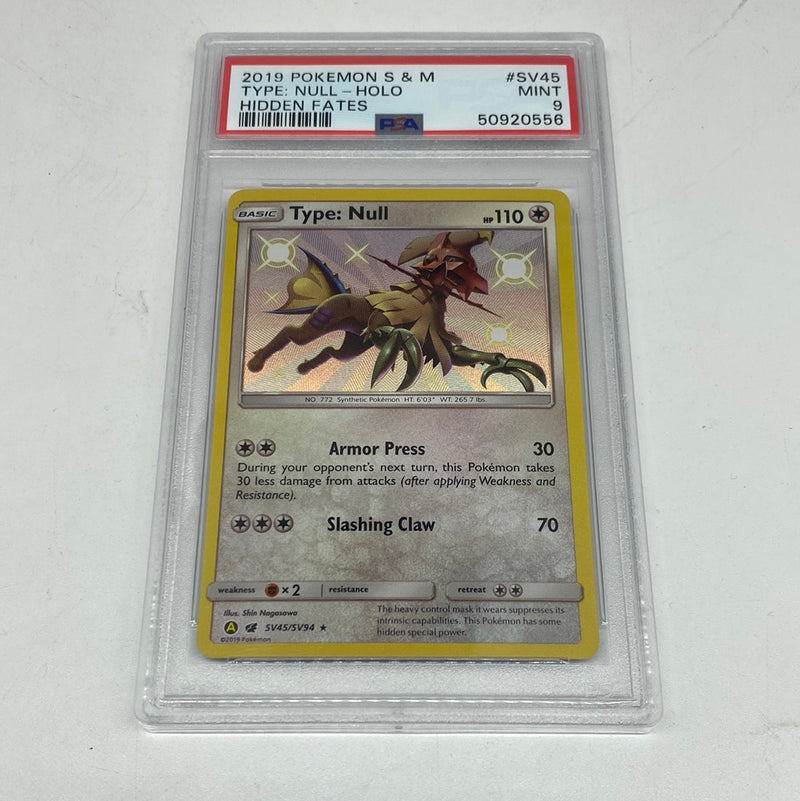 2019 Type: Null Rare Holo Pokémon Hidden Fates Shiny Vault