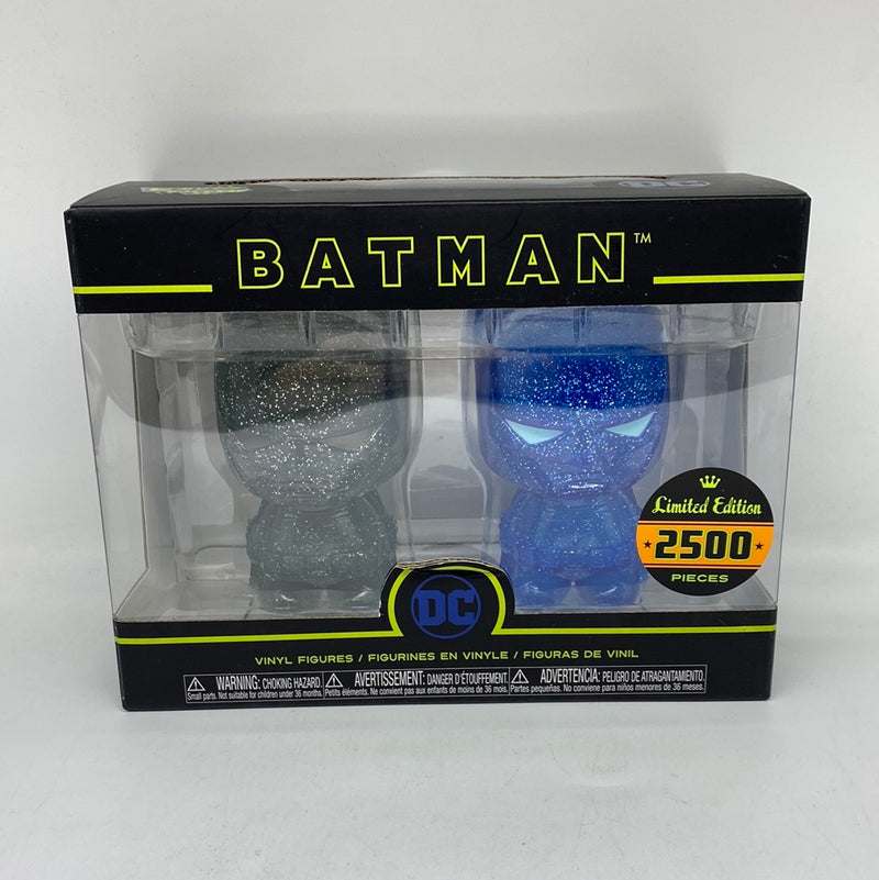 Funko Pop! DC: Batman (Blue and Grey) (2-Pack) Vinyl Figures Limited Edition 2500 Pieces DAMAGED