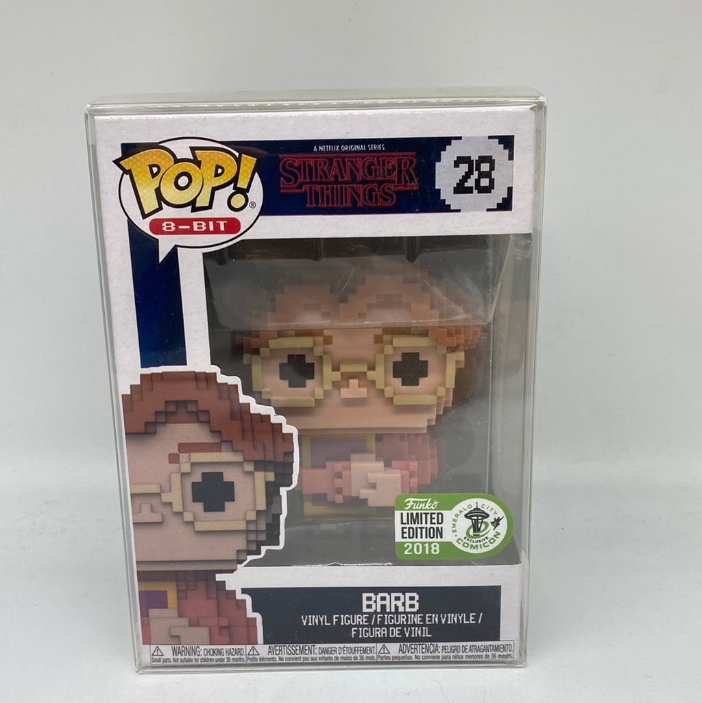 Funko Pop! 8-Bit: Stranger Things - Barb #28 Vinyl Figure 2018 Emerald