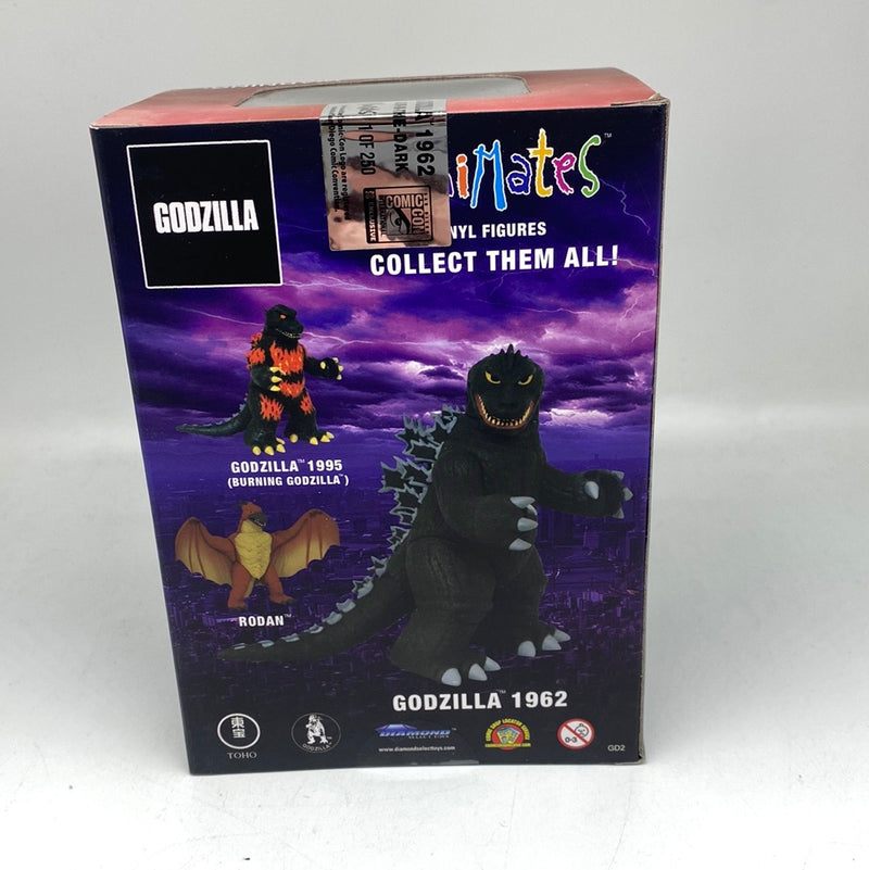 Diamond Select Toys 1962 Godzilla 2020 SDCC Glow Exclusive Vinimates Figure Damaged