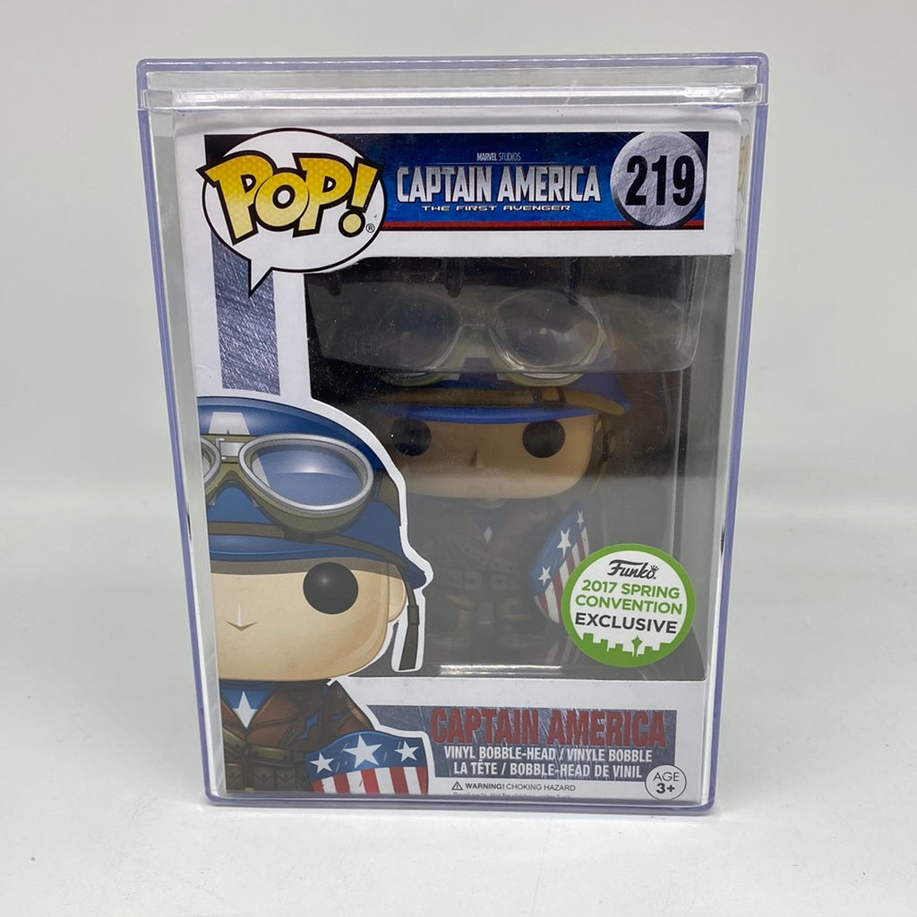 Shops Funko Pop! Marvel Captain America 2017 Spring Convention Exclusive