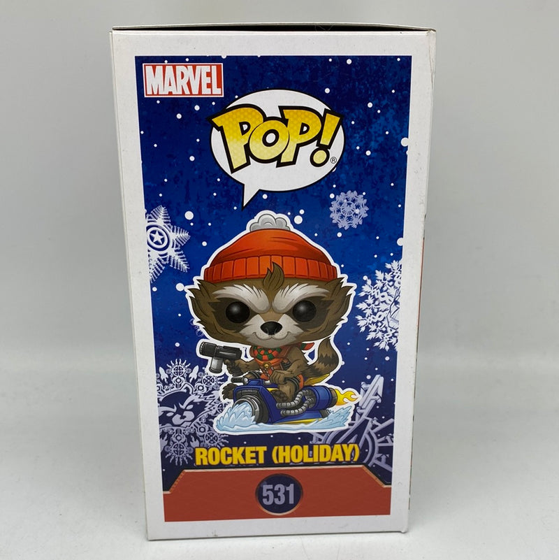 Funko Pop! Marvel: Rocket (Holiday)