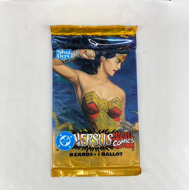 1995 Skybox DC Vs Marvel Trading Cards SEALED UNOPENED PACK! Rare! Wonder Woman