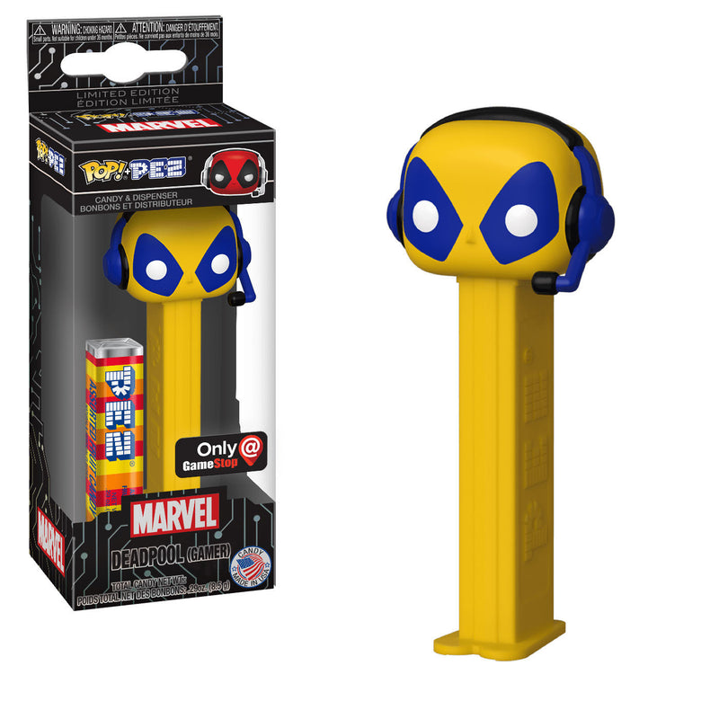 Funko Pez Deadpool (Gamer) (Yellow) GameStop Black Friday Box Exclusive