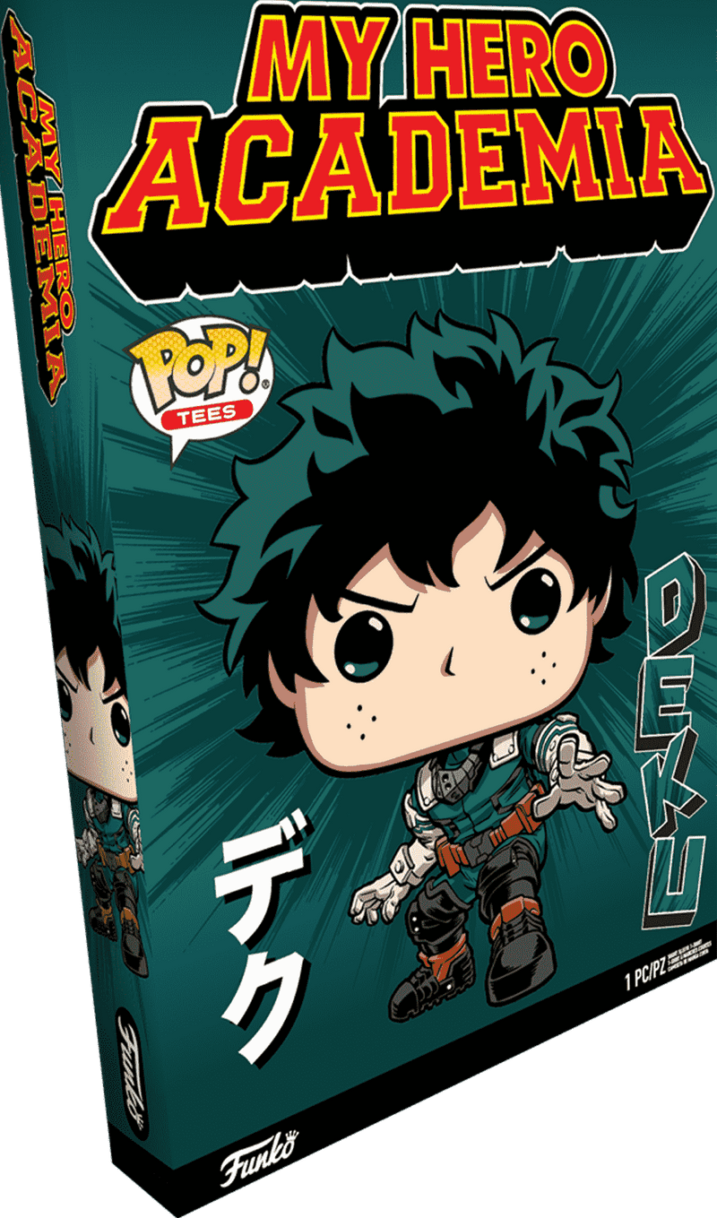 Deku Adult Boxed Gray Funko Pop! T-Shirt Size 2X-LARGE