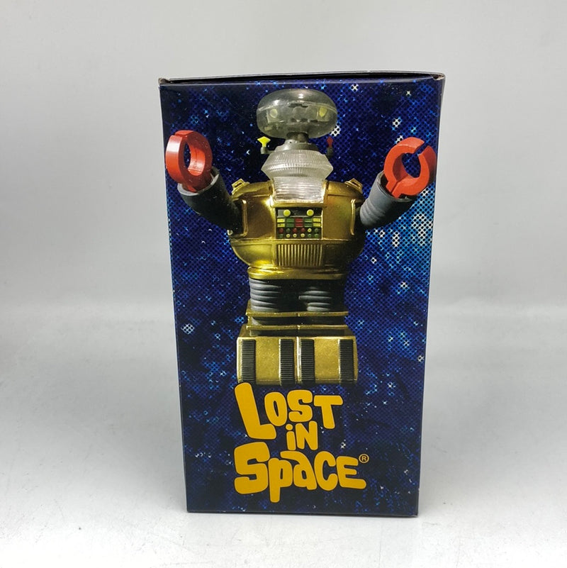 SDCC 2020 B9 THE ROBOT GOLDEN BOY EDITION FROM LOST IN SPACE VINYL FIGURE DAMAGED