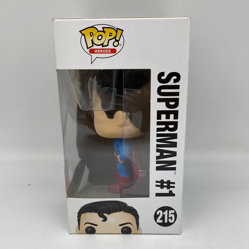 Funko Pop! DC: Super Heroes Superman #1 #215 Vinyl Figure 2017 Fall Co