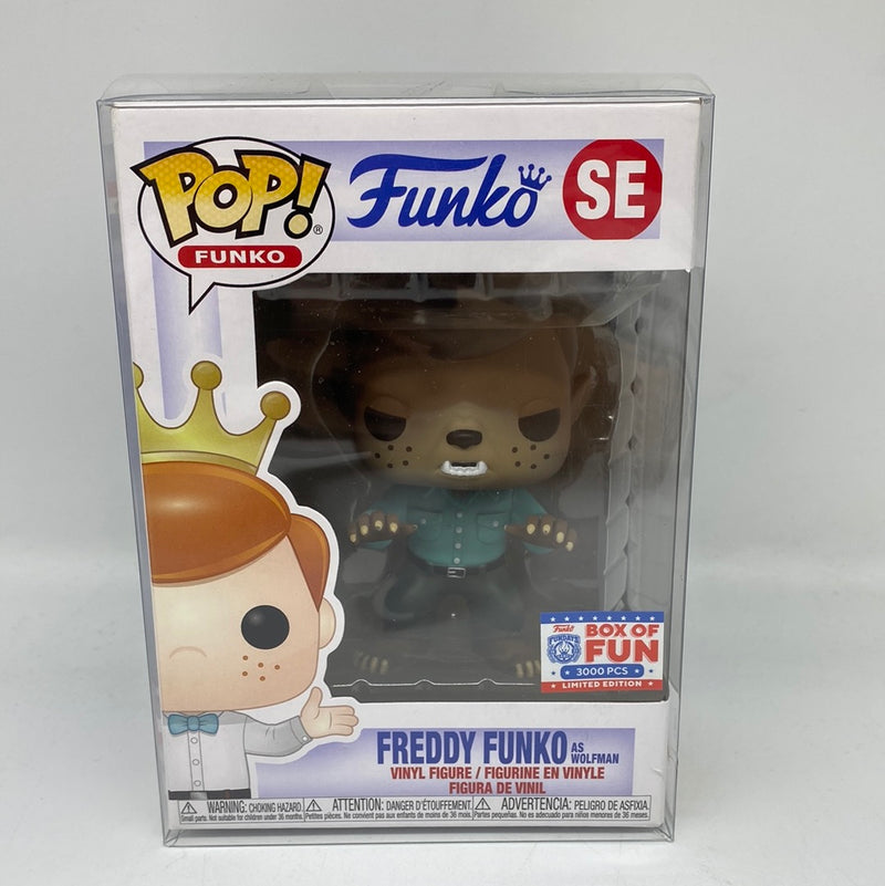 Funko Pop! Funko Freddy Funko as Wolfman SE Vinyl Figure 2021 Fundays Games Box of Fun Limited Edition