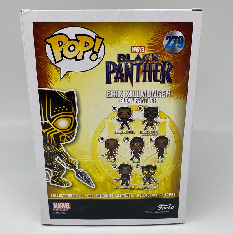 Funko Pop! Marvel Black Panther Erik Killmonger Glow Panther