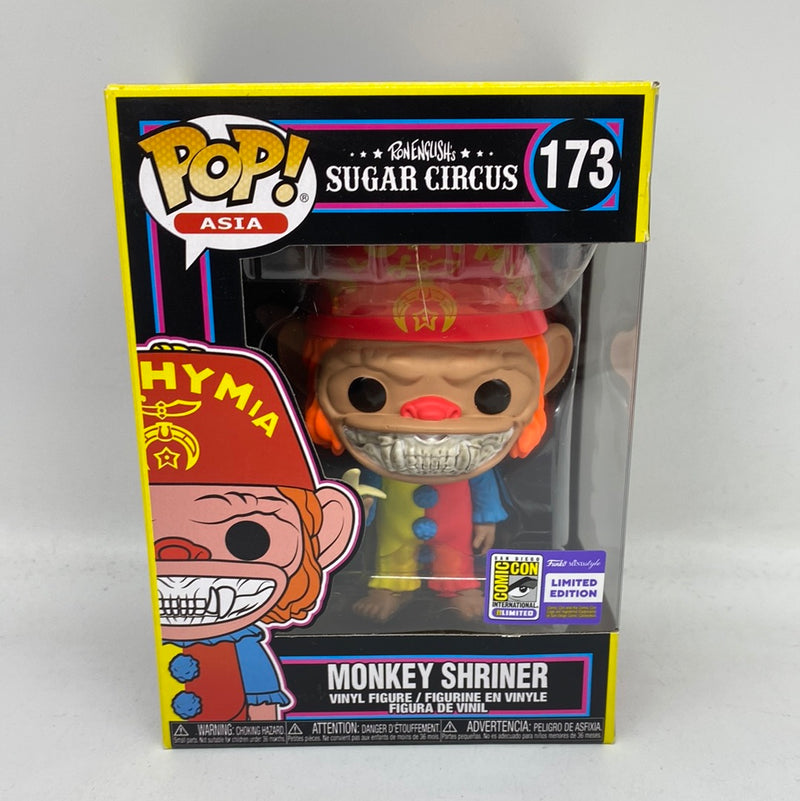 Funko Pop! Asia Ron English's Sugar Circus: Monkey Shriner (Blacklight)