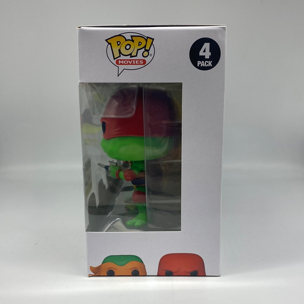 Funko Pop! Television Teenage Mutant Ninja Turtle Donatello, Raphael,  Michelangelo, Leonardo (Glow)  Exclusive 4 Pack - US