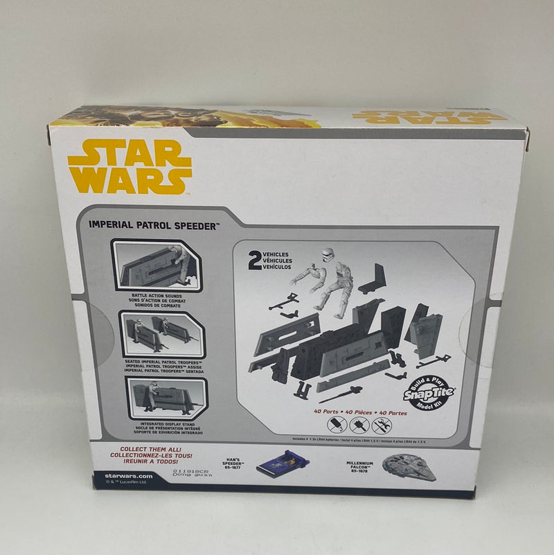 Revell Star Wars Imperial Patrol Speeder SnapTite Model Kit 2 Vehicles Included