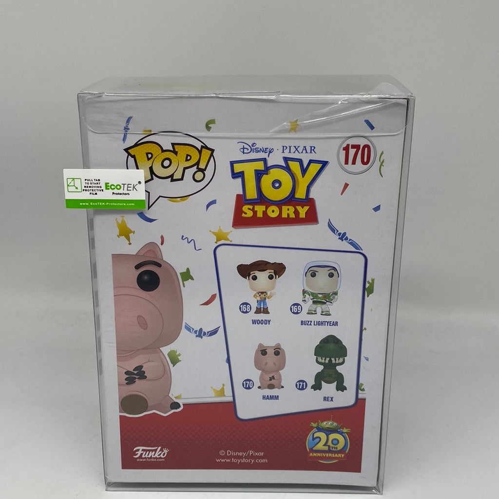 Funko Pop! Disney Pixar Toy Story: Hamm #170 Vinyl Figure 20th Anniversary  DAMAGED