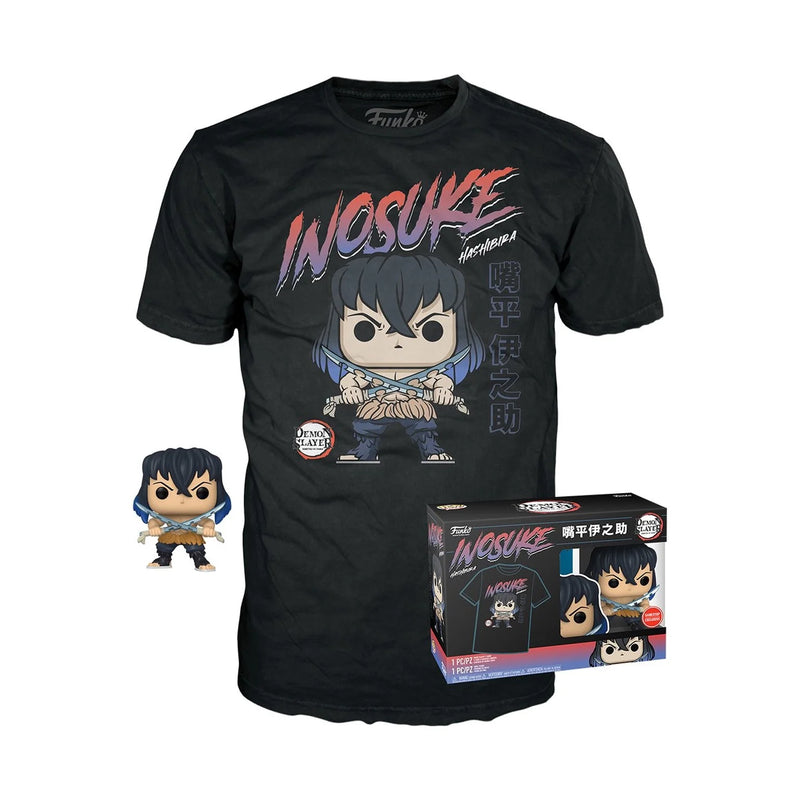 Demon Slayer Pop ! Inosuke Pop and T-shirt (SM)